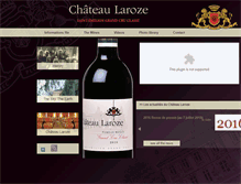 Tablet Screenshot of laroze.com